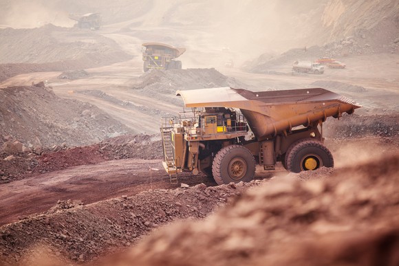 A copper mine.