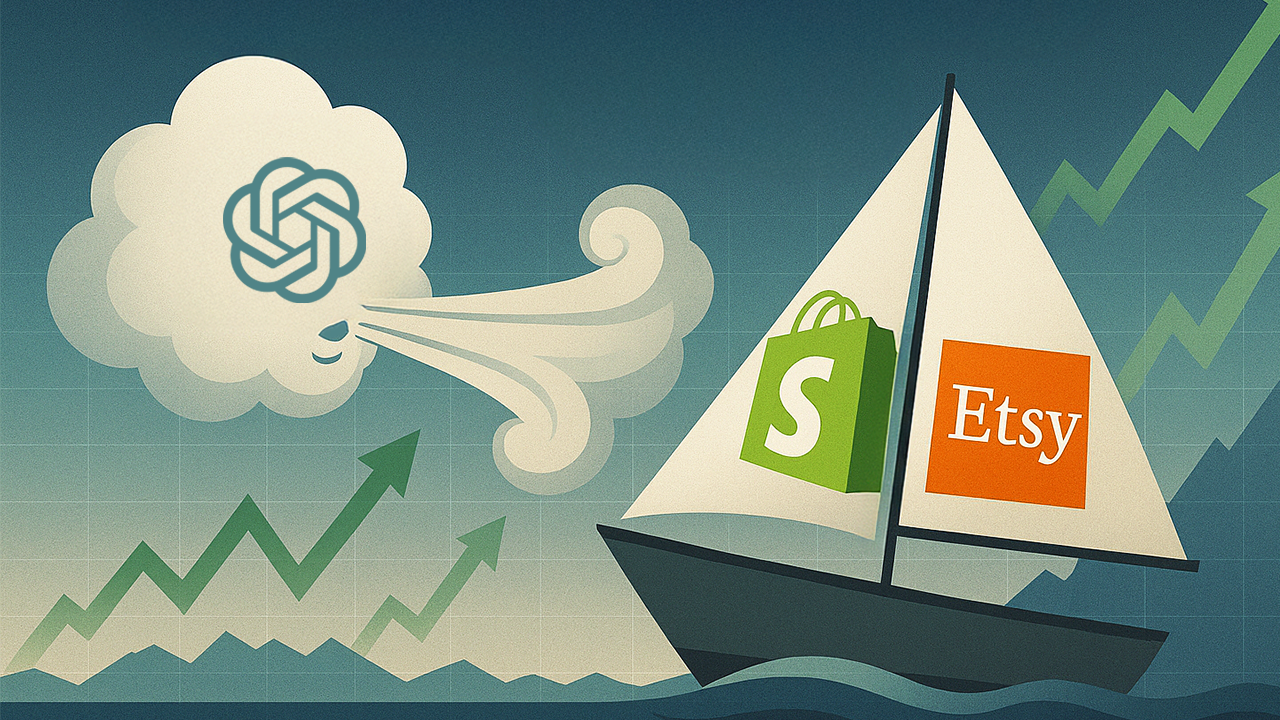 Shopify and Etsy Just Got a Surprising Boost From ChatGPT