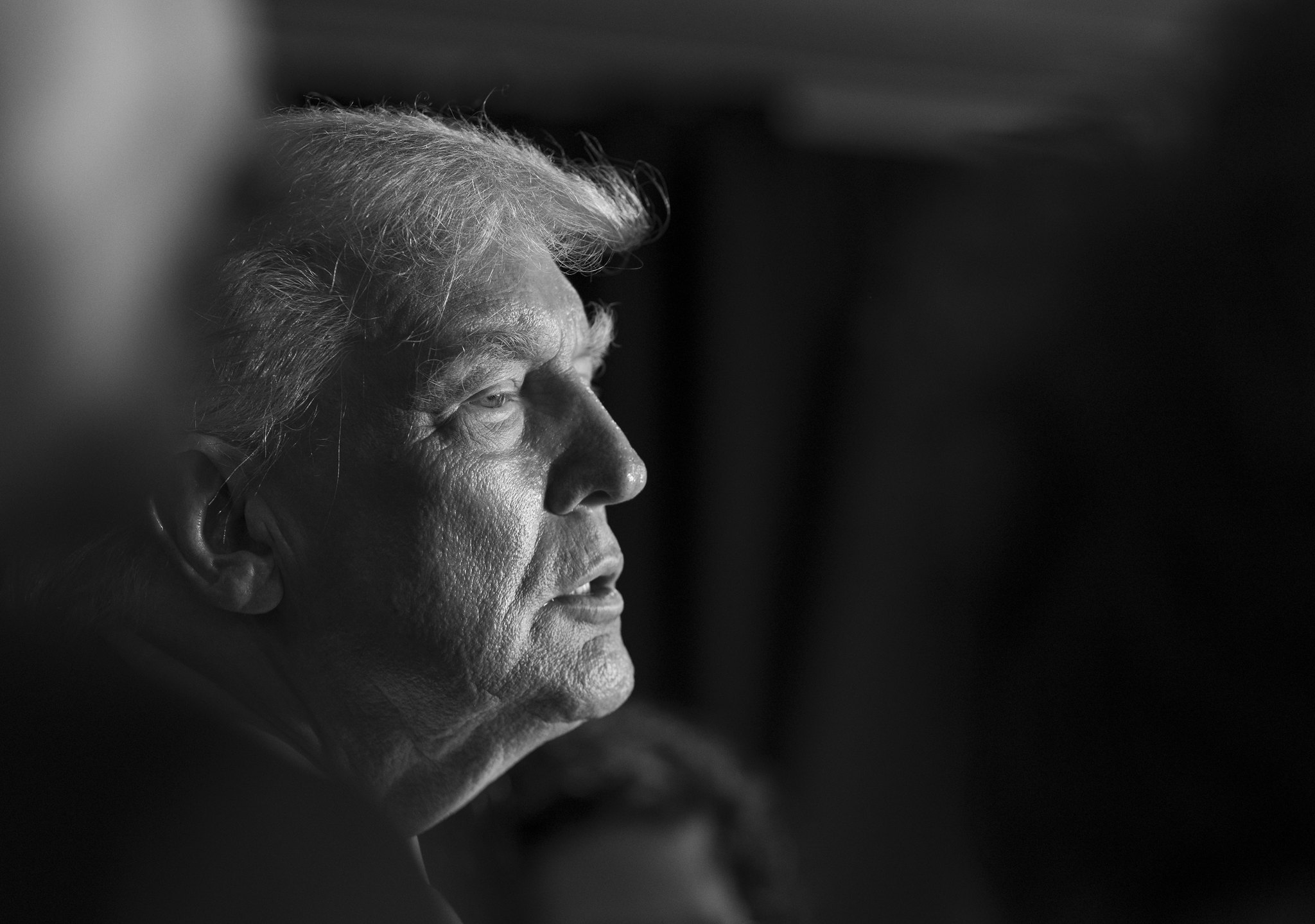 Trump in B&W-Official White Photo by Daniel Torok