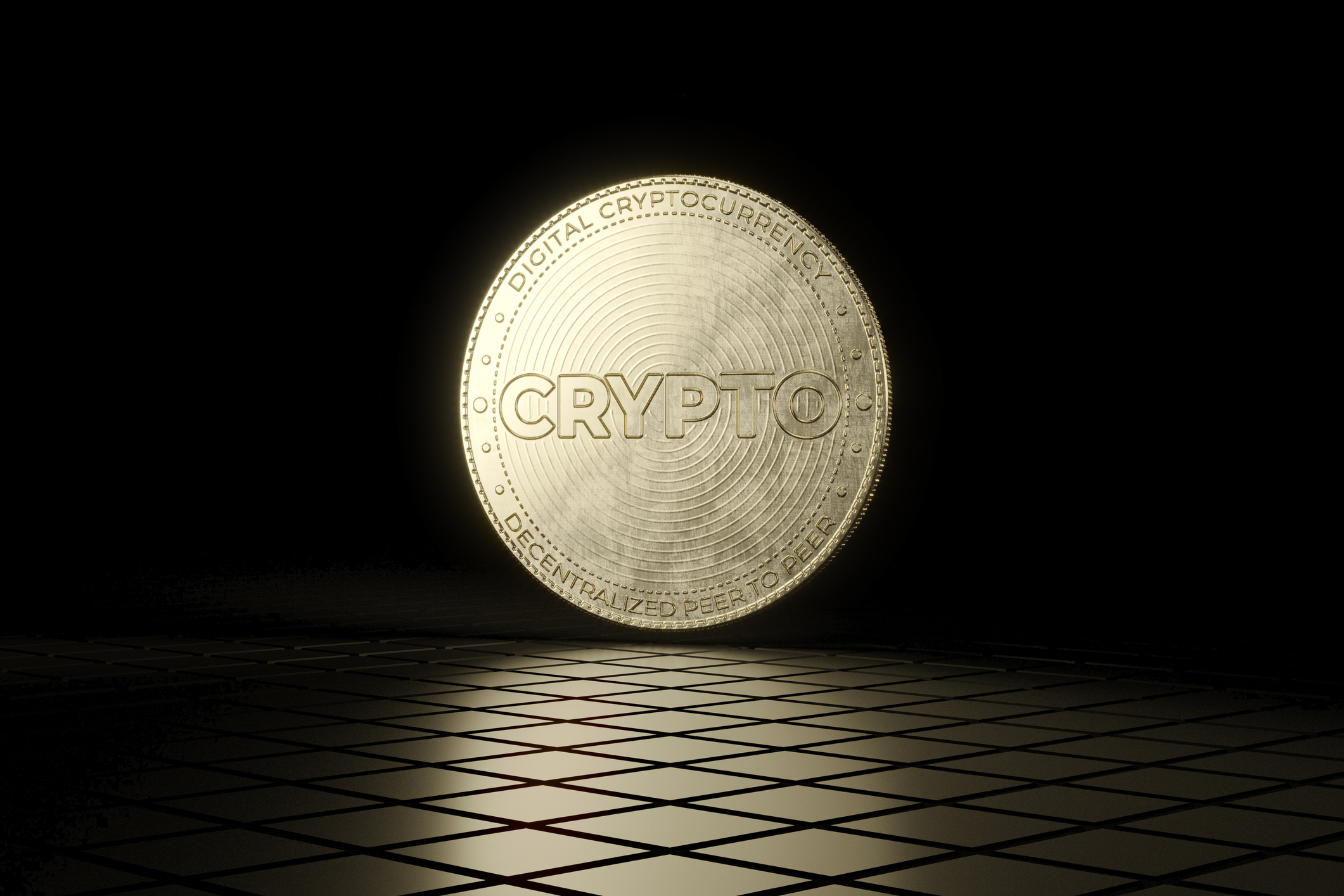 digital cryptocurrency coin