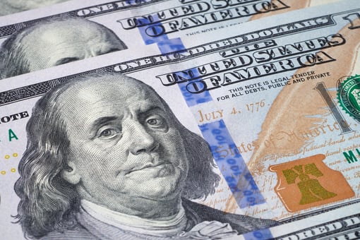 hundred dollar bills closeup dividends