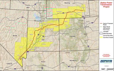Zephyr Power Transmission Project