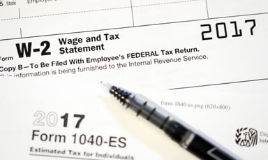 W-2 tax form