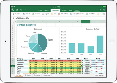 office-ipad-excel