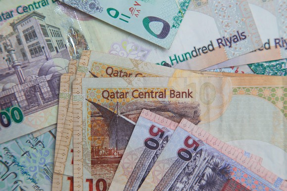 Qatar currency.