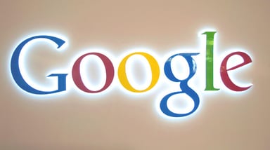 GOOG logo sign