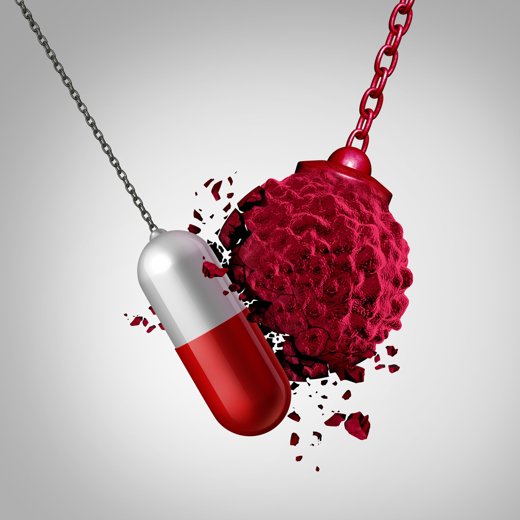 capsule and cancer cell