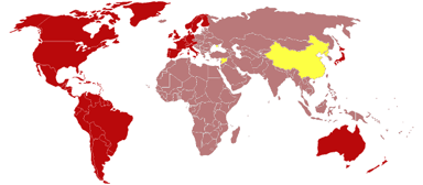 NFLX world map