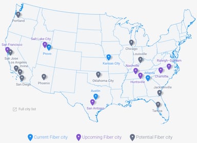 Fiber cities