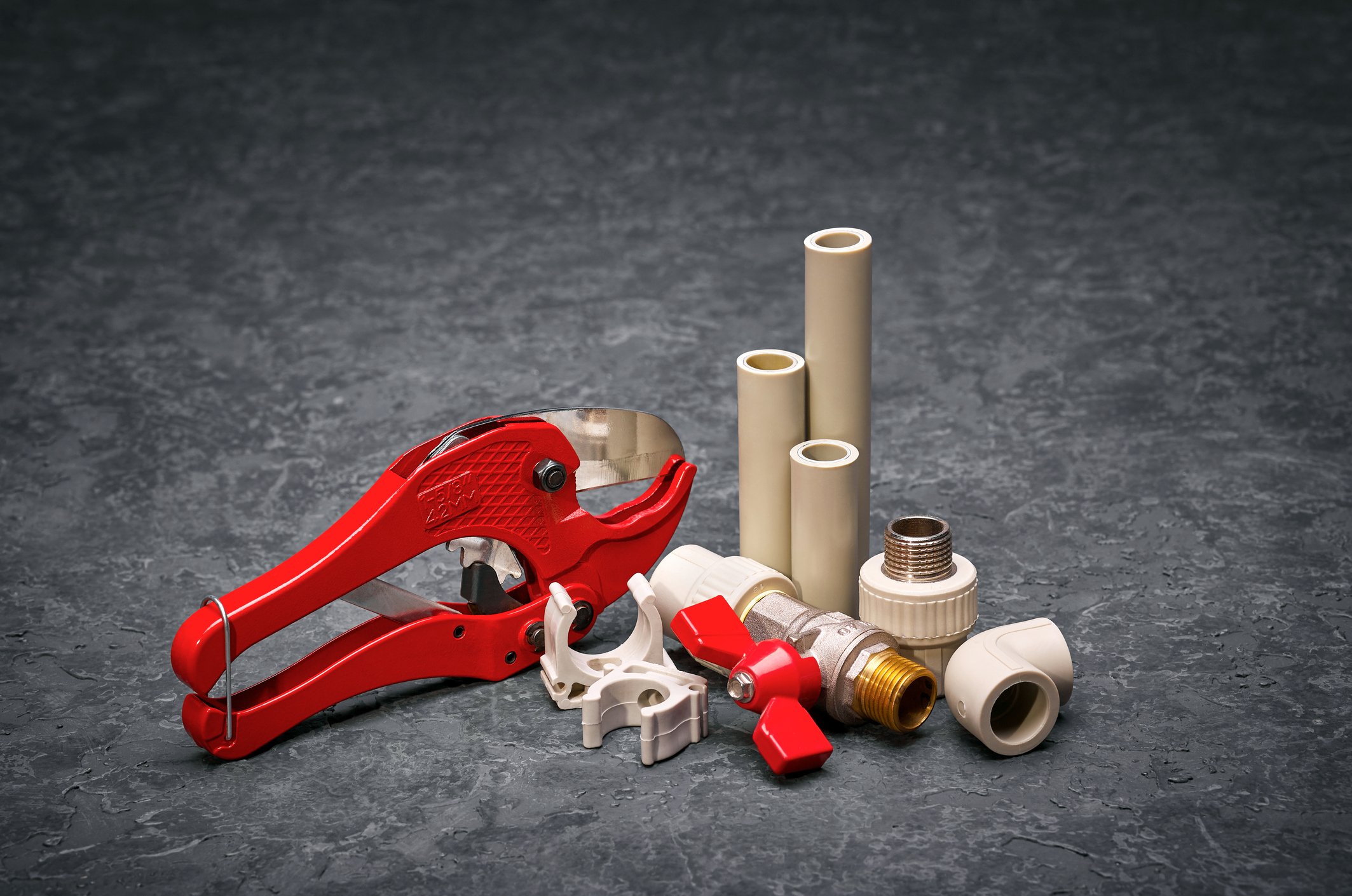 Parts and tools for waterworks.