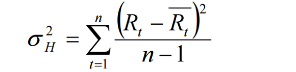 stock variance formula 이미지 검색결과