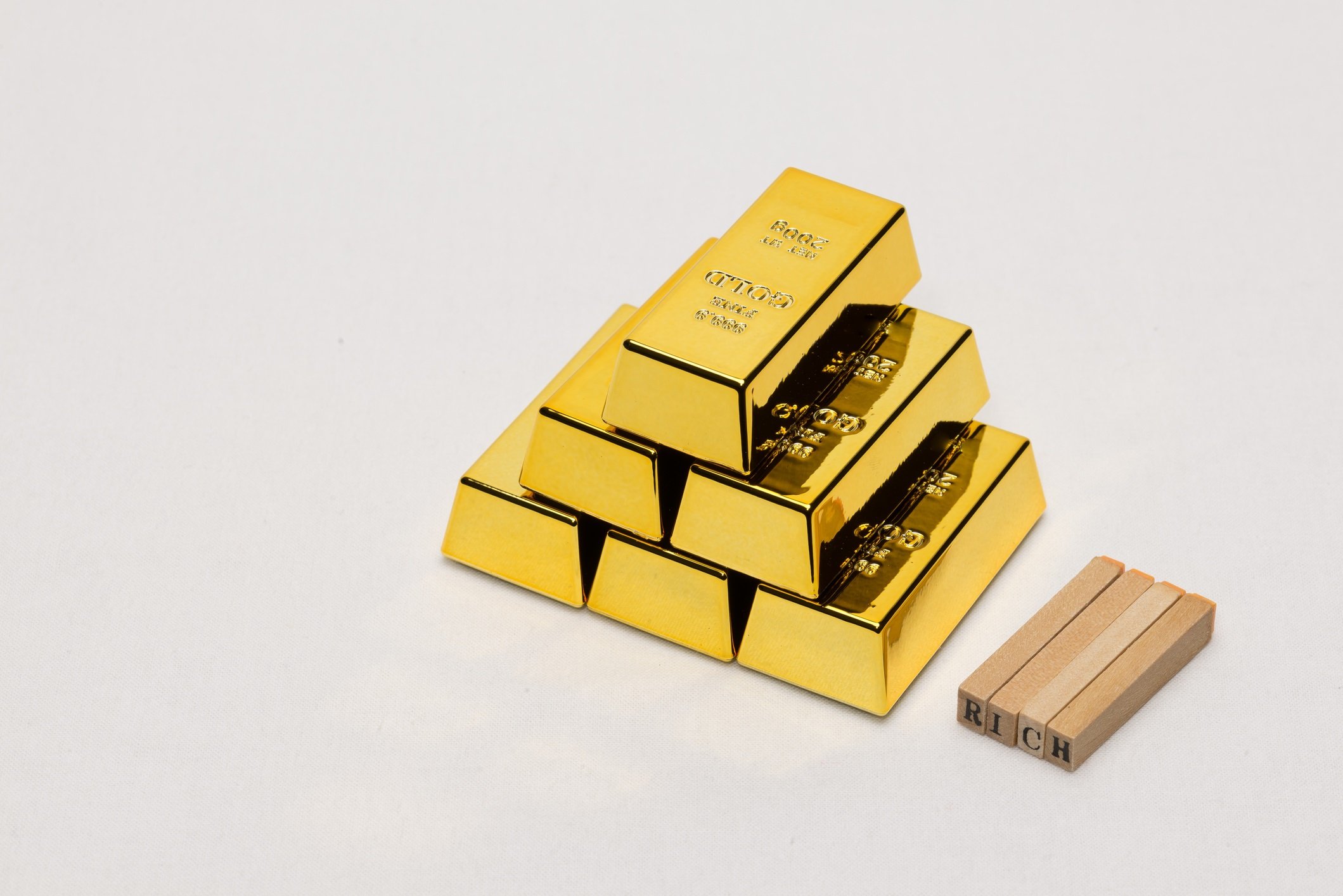 stack of gold bars