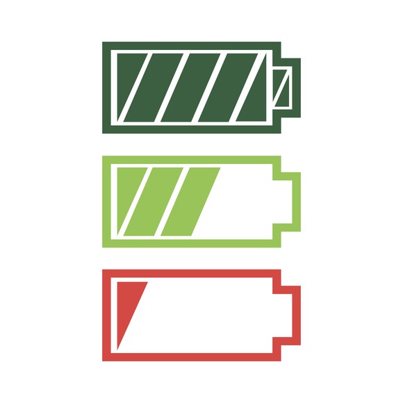 Battery charge icons