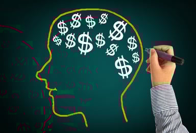 Getty - brain with dollar signs