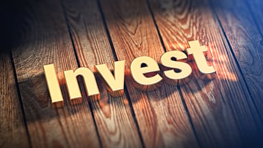 Invest in gold letters
