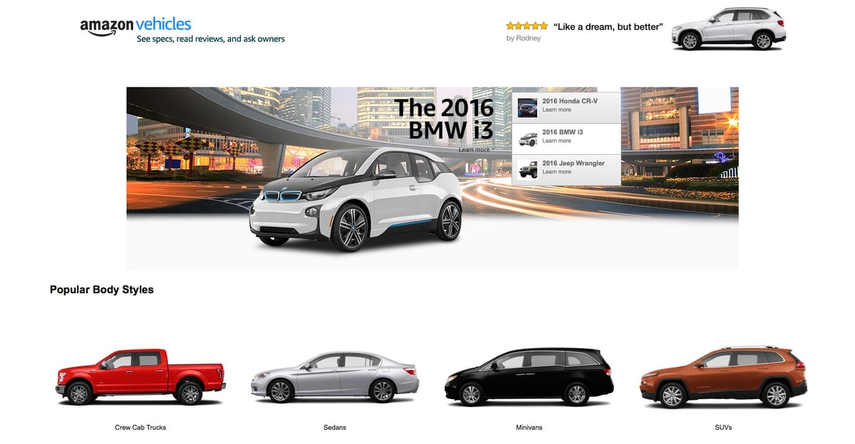 How Amazon.com Could Change the Way We Buy Cars | The Motley Fool