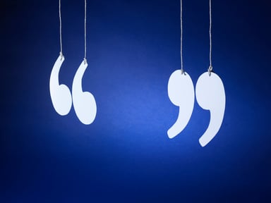 GETTY IMAGES - Quotation Mark