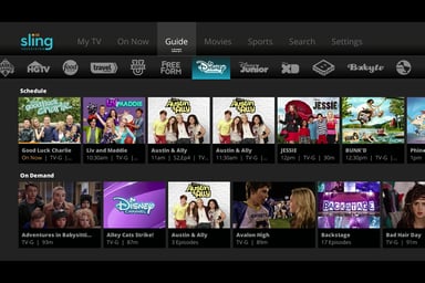 sling tv dish network GUIDE