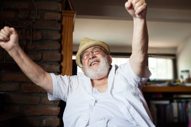 Getty - happy old man