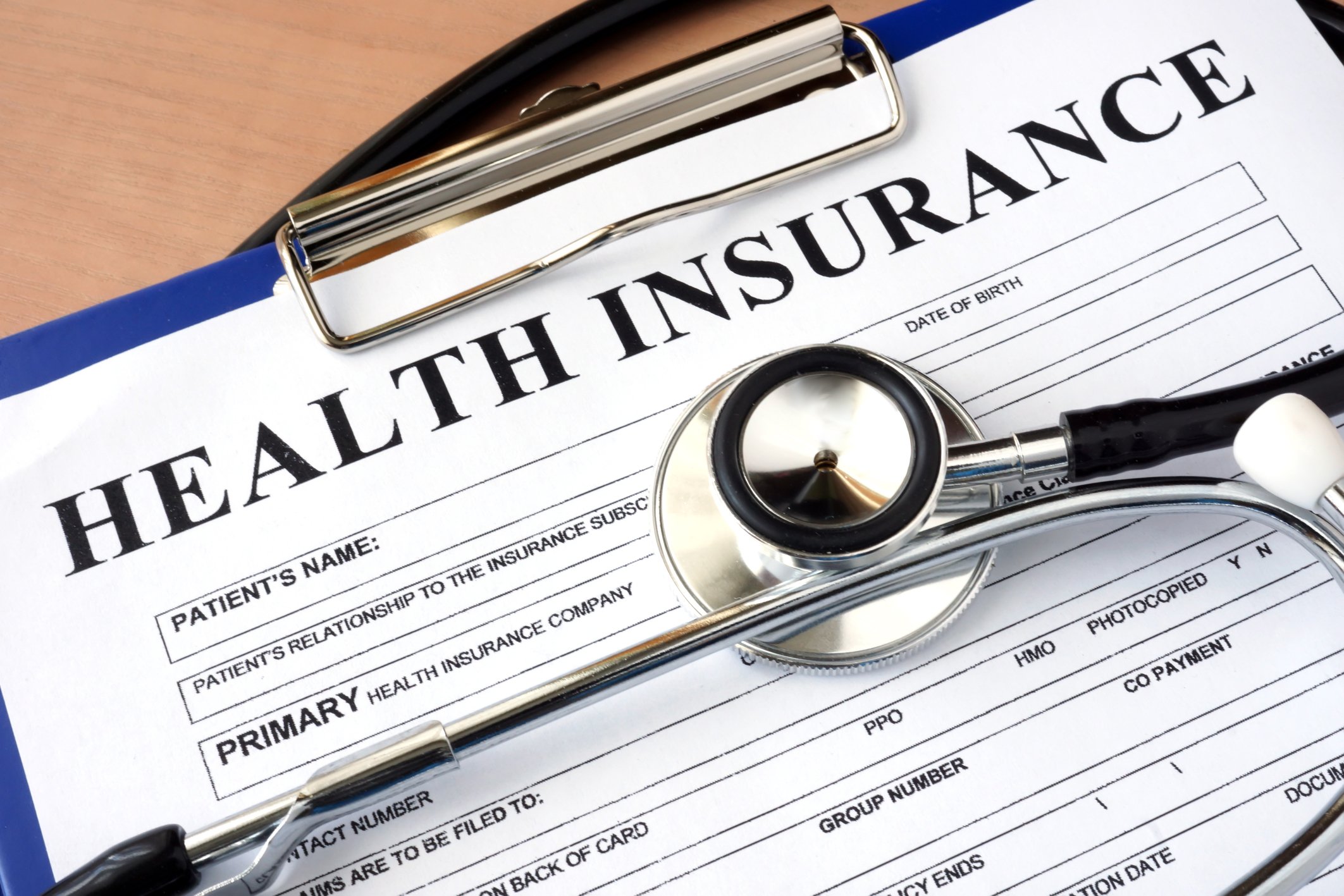 Health Insurance With Stethoscope Getty