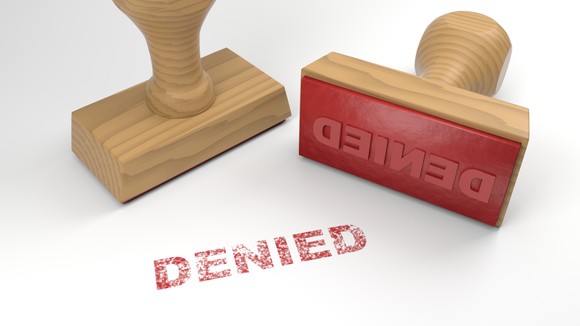 Denied stamp
