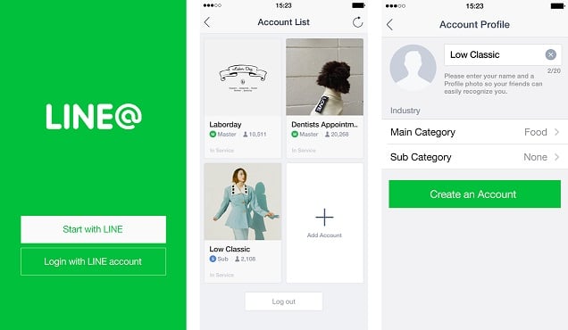 Line corp's messaging app includes multiple features