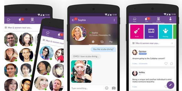 MeetMe's mobile app lets millions of users interact with strangers in their area.
