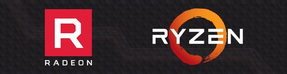 The Radeon and Ryzen logos.