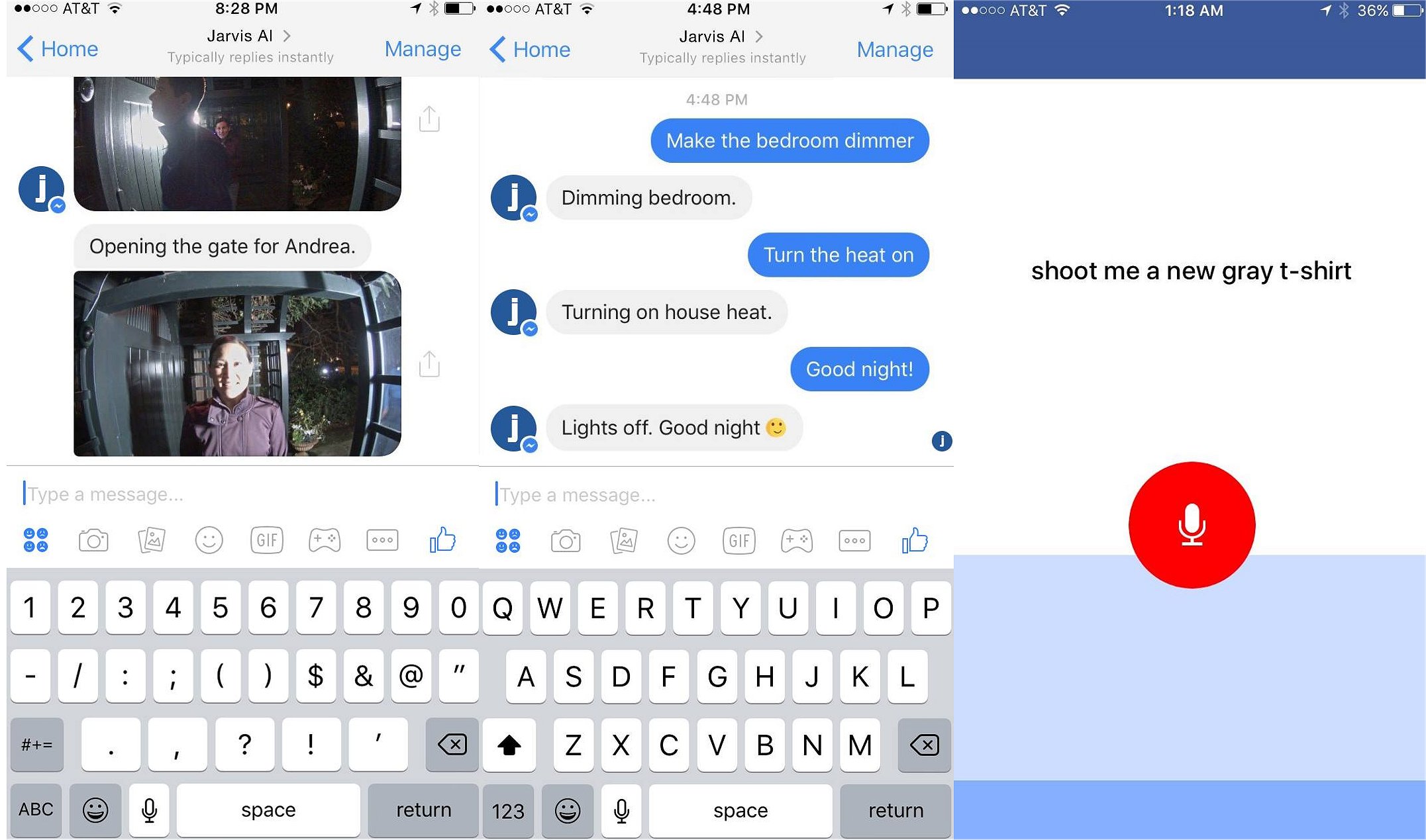 The Jarvis AI developed by Mark Zuckerberg.