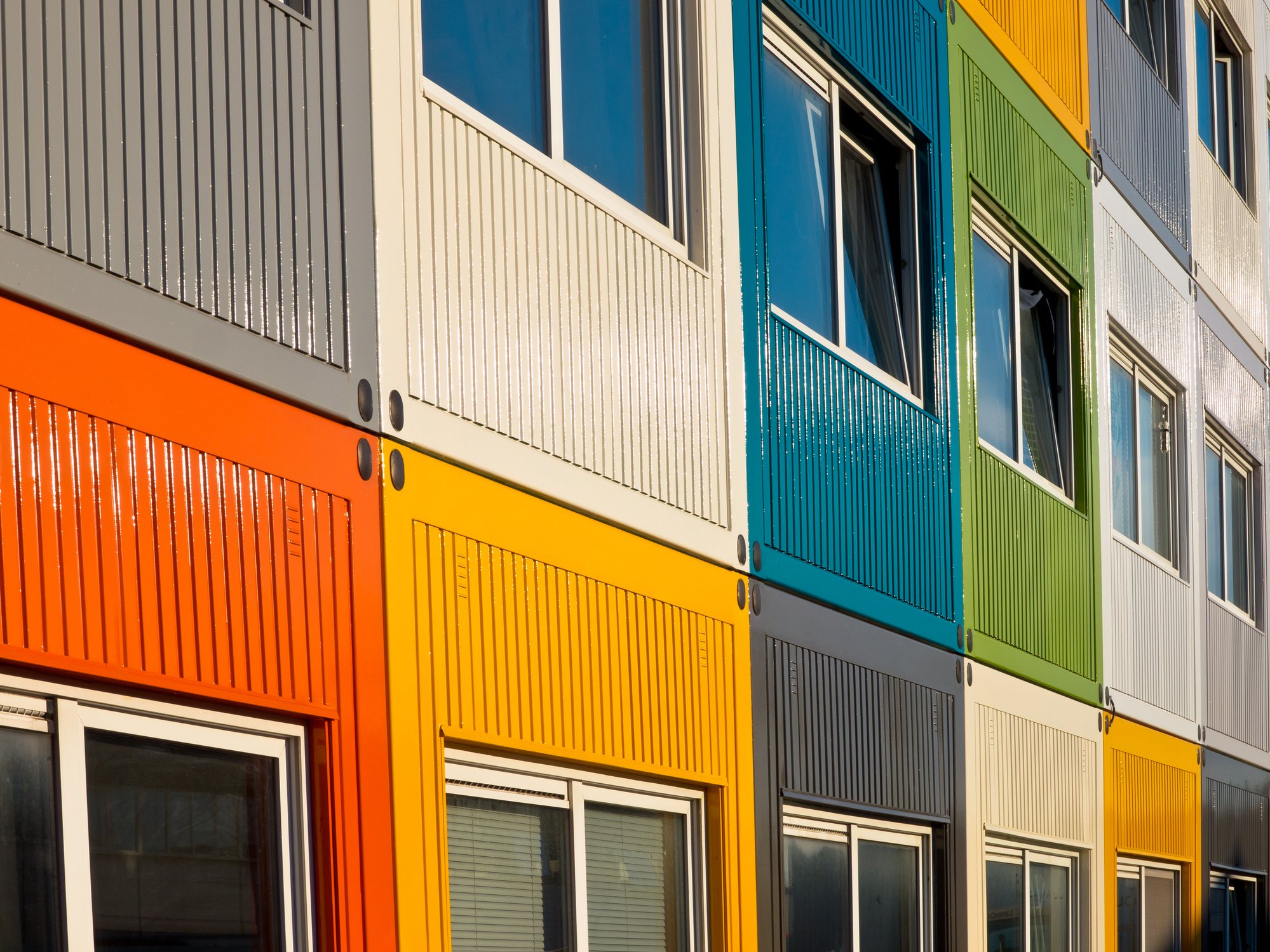 Temporary Buildings in Multiple Colors