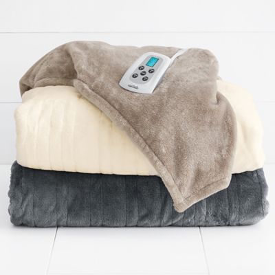 A pile of Bed Bath & Beyond towels