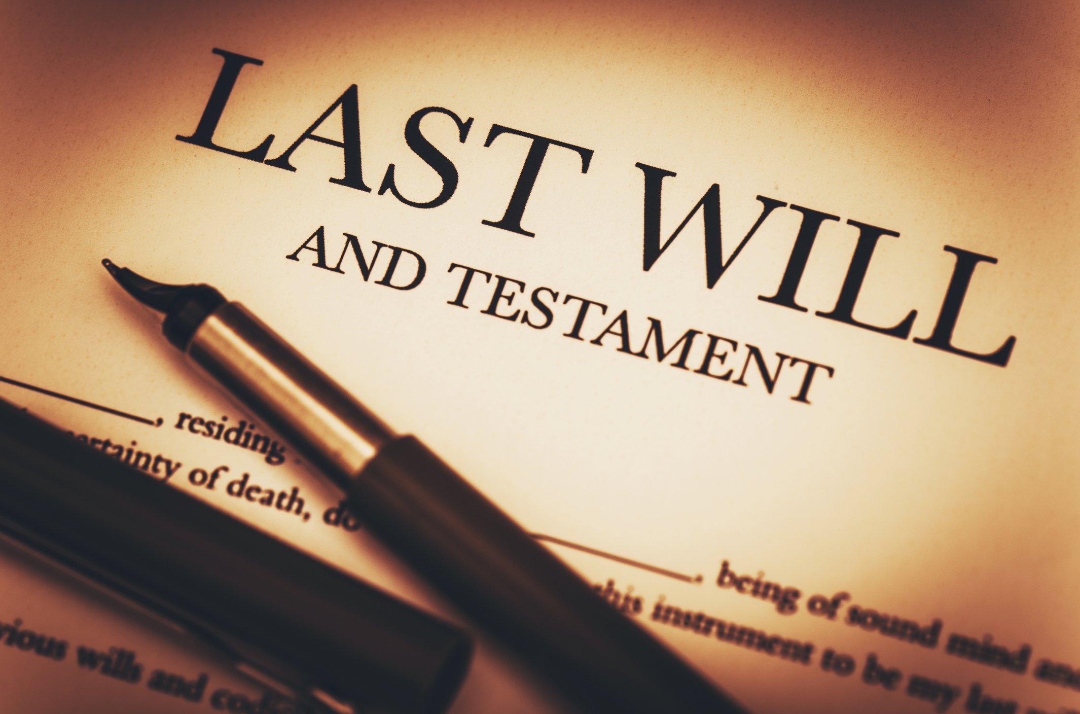 Last will and testament