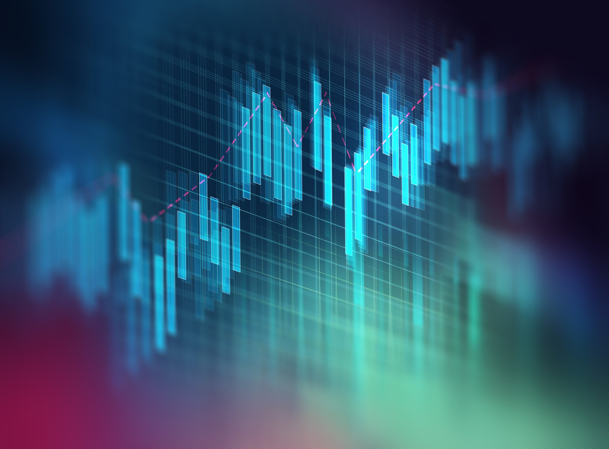 Image of stock price chart.