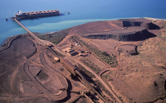 Iron ore mine and loading port