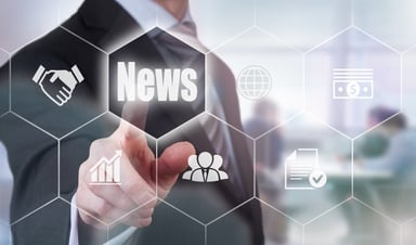 pointing to news