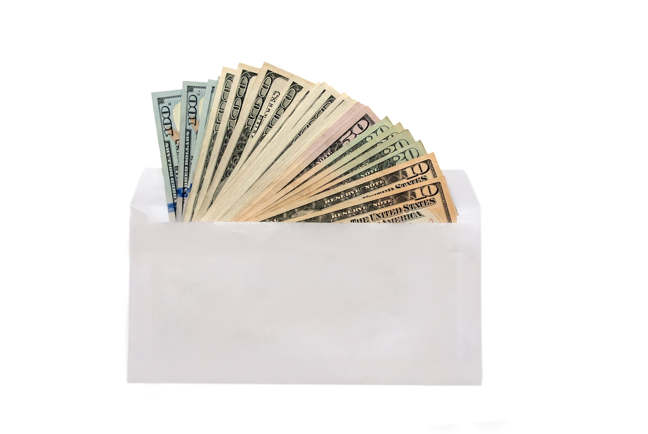 Envelope of cash