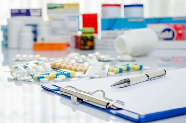Drugs with prescription pad