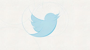 Twitter new logo sketch