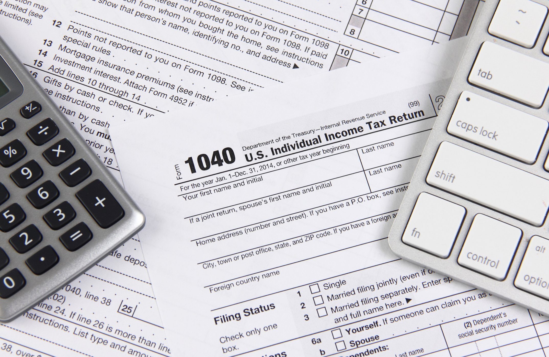 1040 tax form.