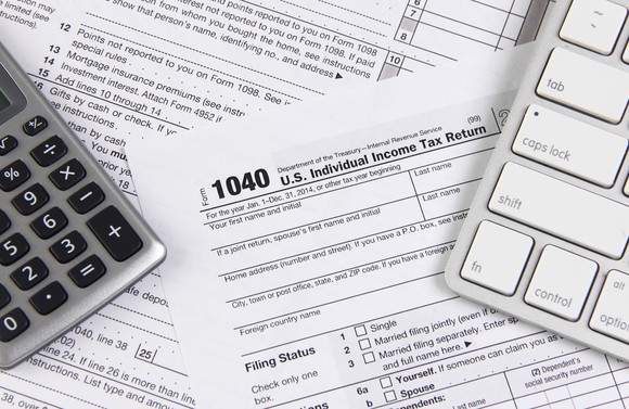 1040 tax form.