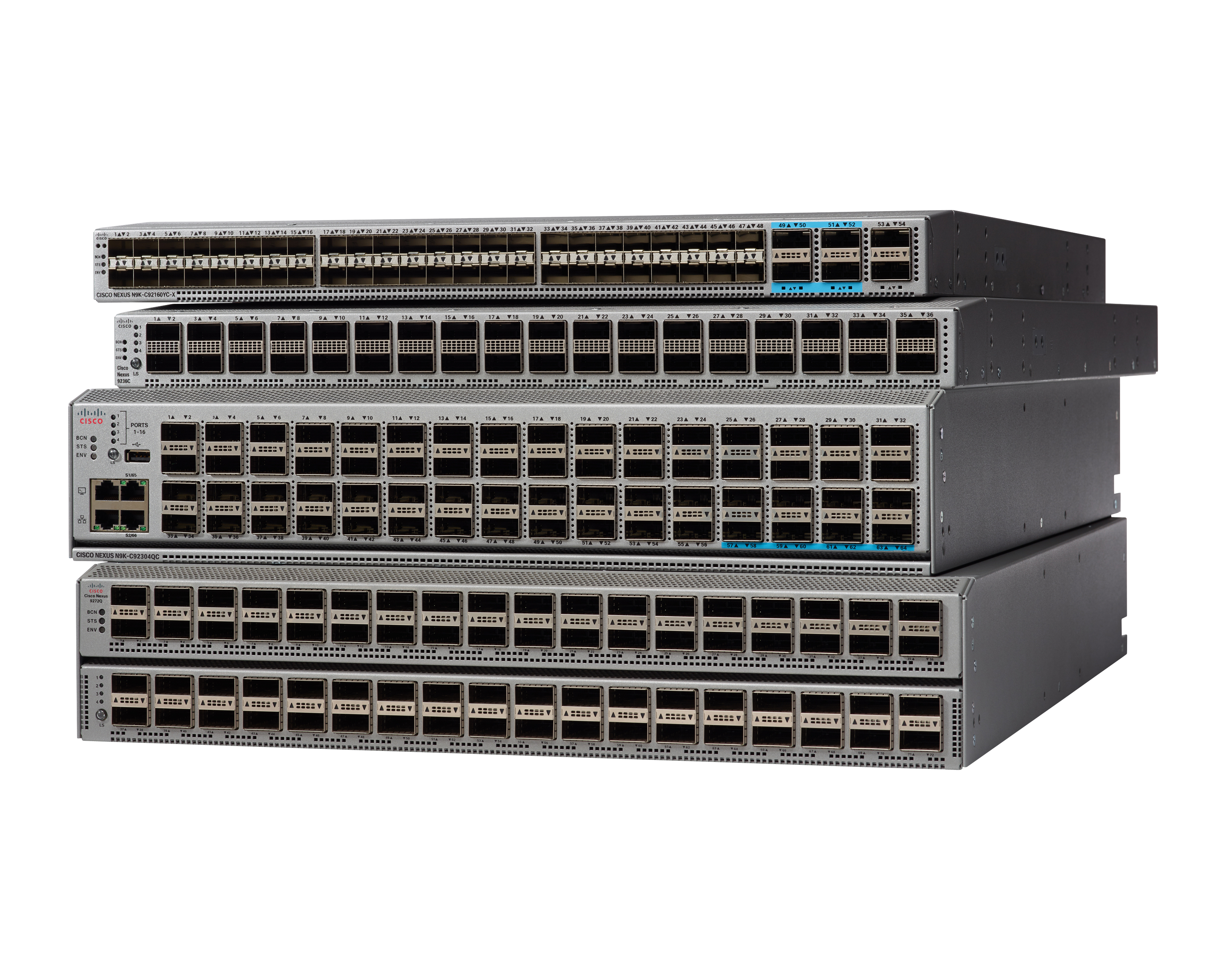 Nexus 9200 data center switches.