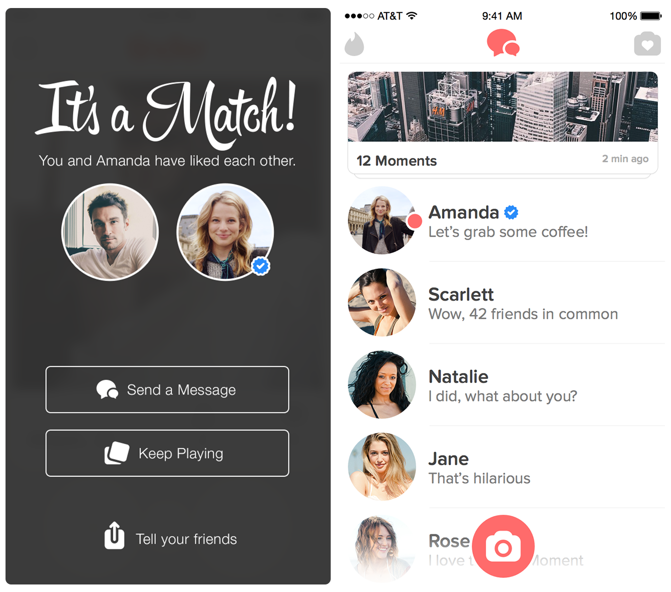 A feature of the Tinder app that now allows users to become "verified". 