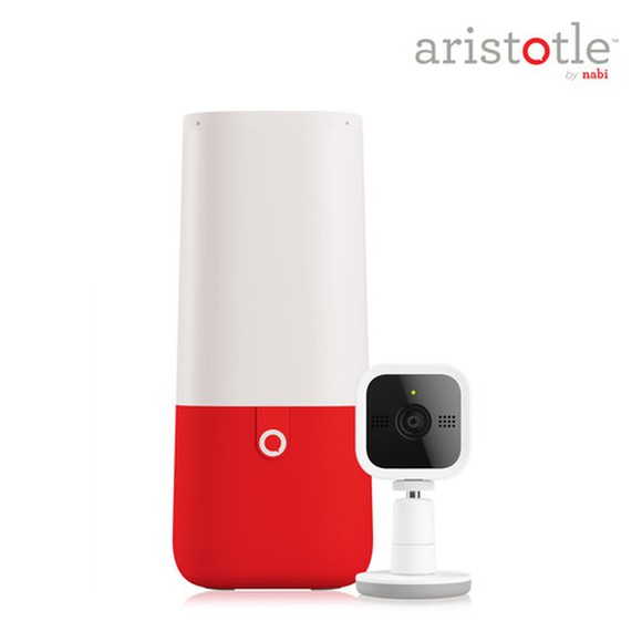 Aristotle speaker and baby monitor camera.