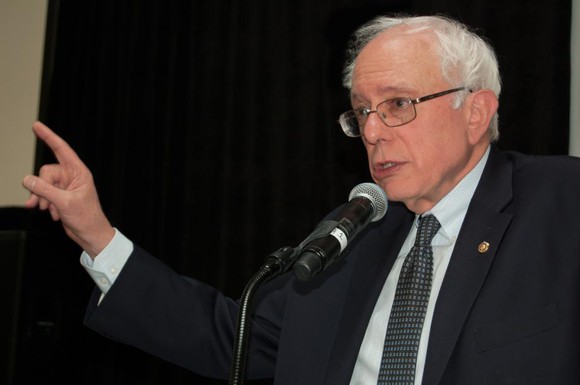 Vermont Senator Bernie Sanders. 