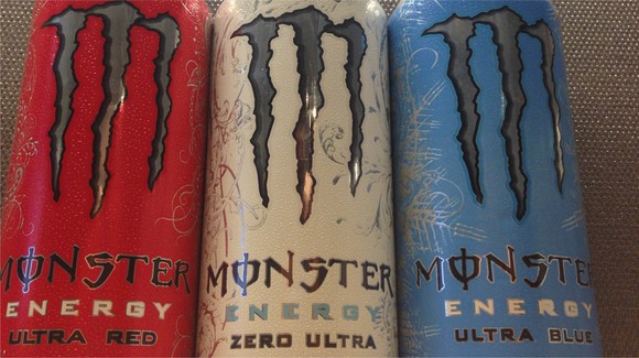 Monster's flagship energy drinks.