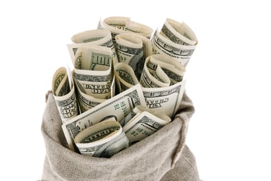Money in a bag