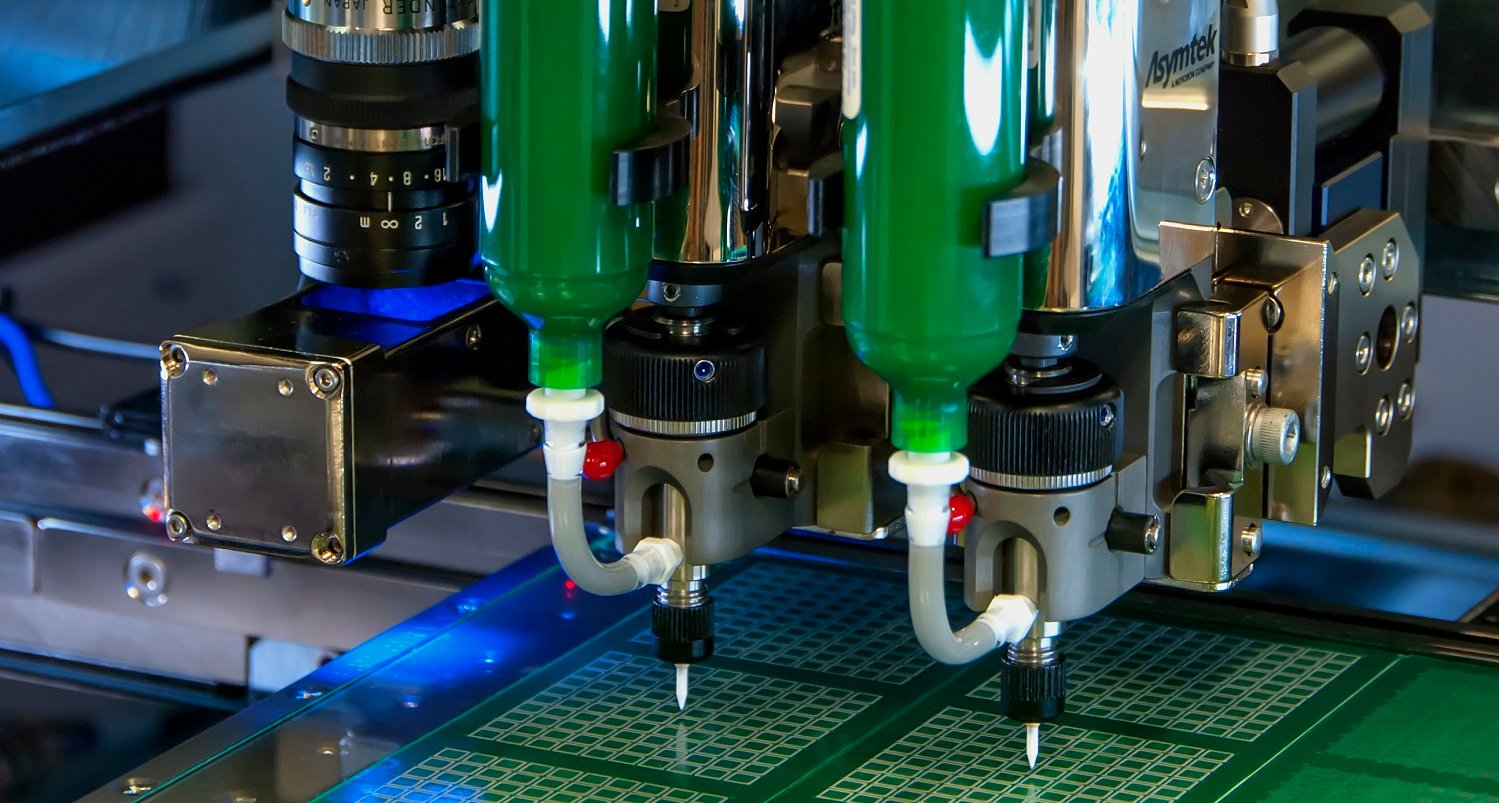 Nordson's electronics adhesive dispensing system