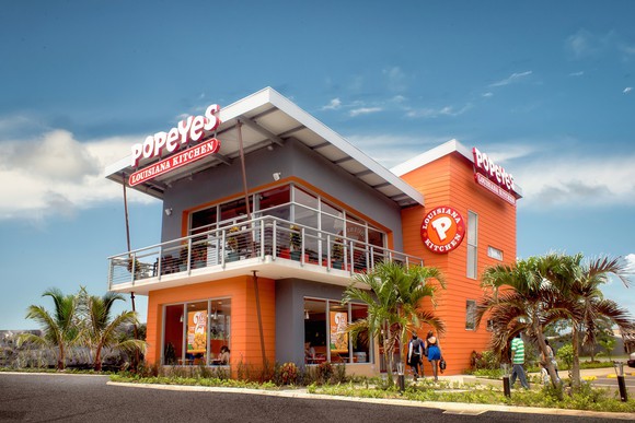 Popeyes Restaurant in Costa Rica