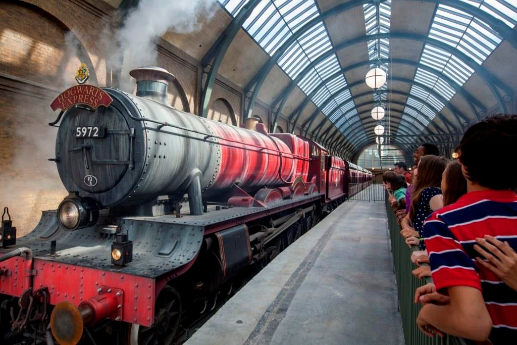 The Hogwart's Express at Universal Studios.