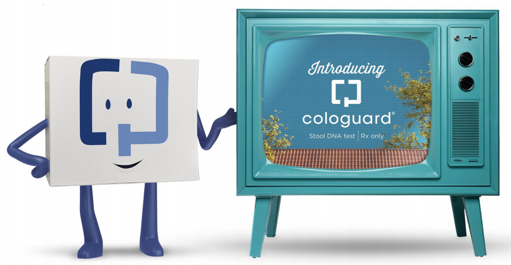 Image from Exact Sciences television campaign for boosting Cologuard awareness and compliance.